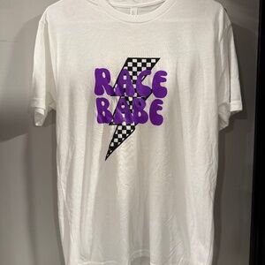 Race Babe t shirts